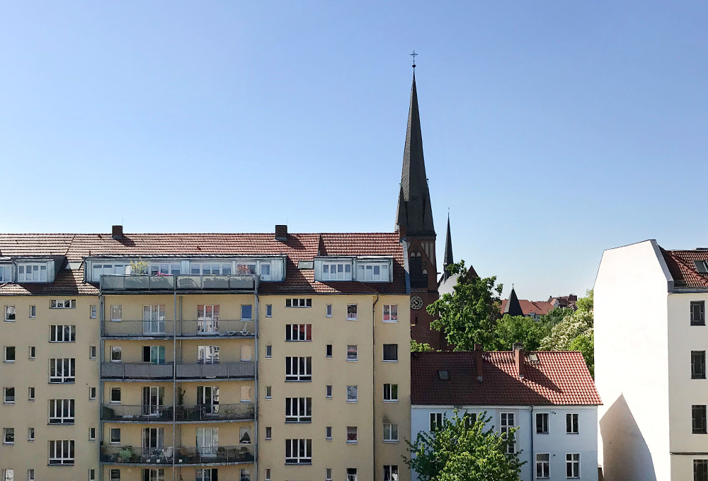 Innenhof des Gebäudes Berliner Straße 143